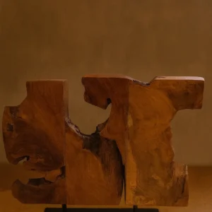 Wood Decoration M Motif